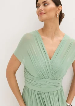 New Vestido largo de malla con diferentes variantes de uso Mujer Vestidos|Ropa Elegante