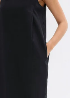 Outlet Vestido largo de mezcla de viscosa con bolsillos Mujer Esenciales|Vestidos