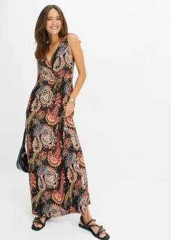 Best Vestido largo de mezcla de viscosa suave Mujer Vestidos|Novedades