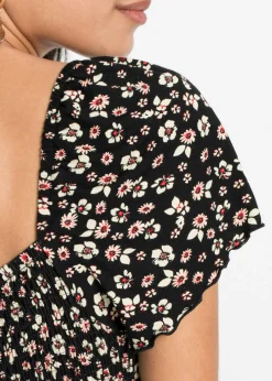 Clearance Vestido largo de mezcla de viscosa Mujer Vestidos|Tallas Pequeñas