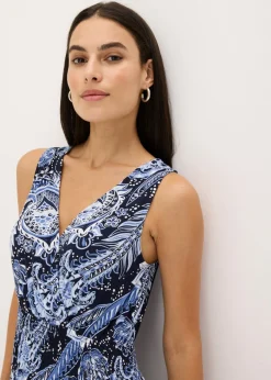 Sale Vestido largo de mezcla de viscosa suave Mujer Vestidos|Novedades