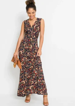 Discount Vestido largo de mezcla de viscosa Mujer Vestidos