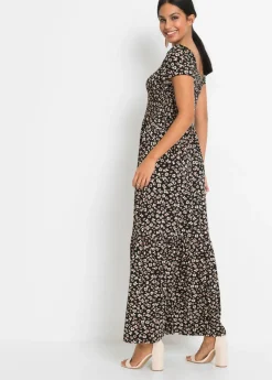 Vestido largo de mezcla de viscosa Mujer Vestidos