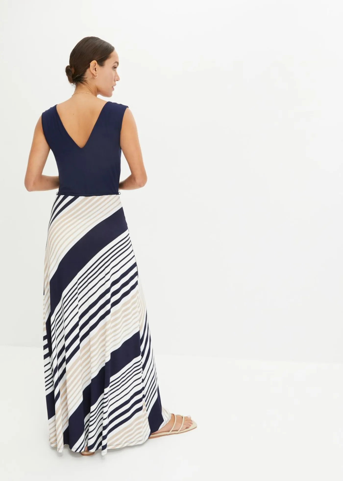 Best Vestido largo de mezcla de viscosa suave Mujer Vestidos
