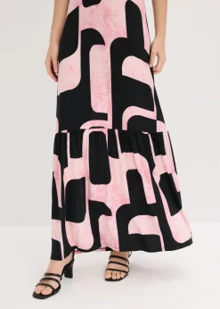 Hot Vestido largo de mezcla de viscosa suave Mujer Vestidos|Novedades