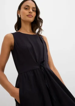 Discount Vestido largo de mezcla ligera de lino y viscosa Mujer Esenciales|Vestidos