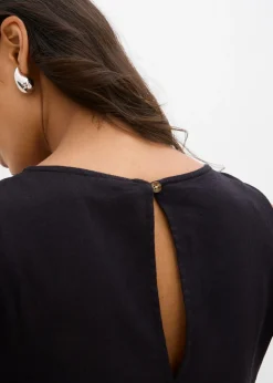 Discount Vestido largo de mezcla ligera de lino y viscosa Mujer Esenciales|Vestidos