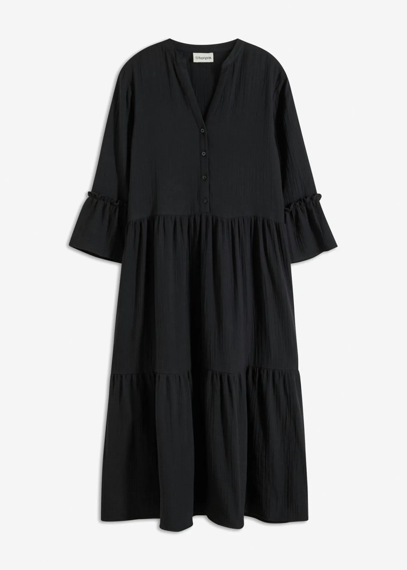 Online Vestido largo de muselina suave Mujer Tallas Pequeñas