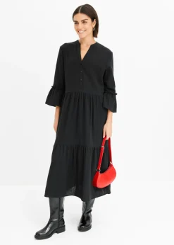 Online Vestido largo de muselina suave Mujer Tallas Pequeñas