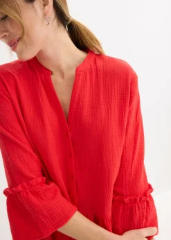 Online Vestido largo de muselina suave Mujer Tallas Pequeñas