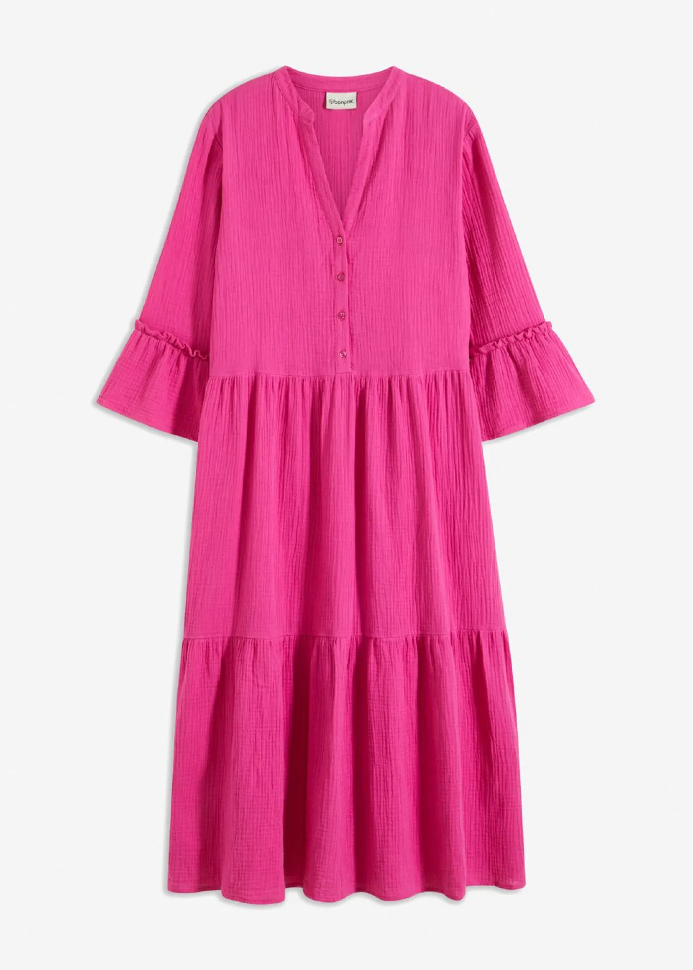 Online Vestido largo de muselina suave Mujer Vestidos|Tallas Pequeñas