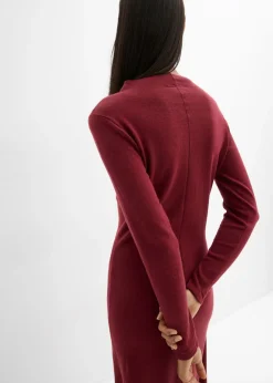 Sale Vestido largo de punto fino con cachemir Mujer Esenciales|Vestidos