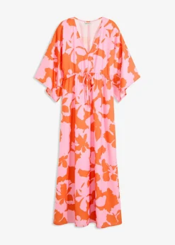 Sale Vestido largo de satén vaporoso Mujer Vestidos