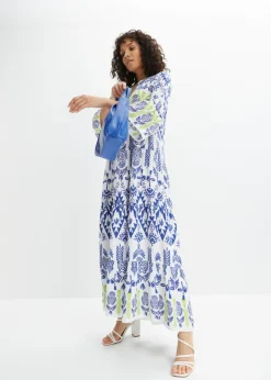 Best Vestido largo de viscosa fluida Mujer Vestidos