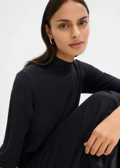 Online Vestido largo en mezcla de modal Mujer Esenciales|Vestidos