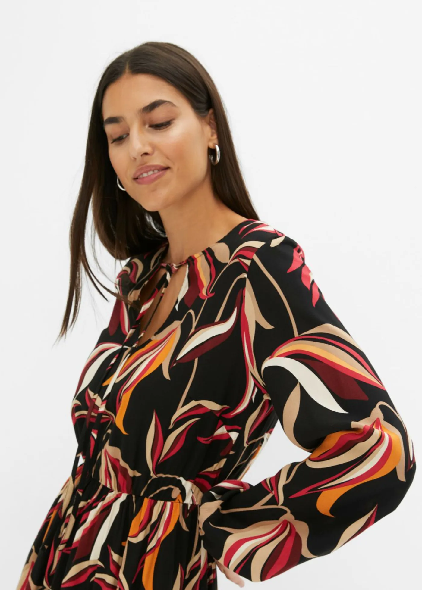 Sale Vestido largo estampado Mujer Vestidos