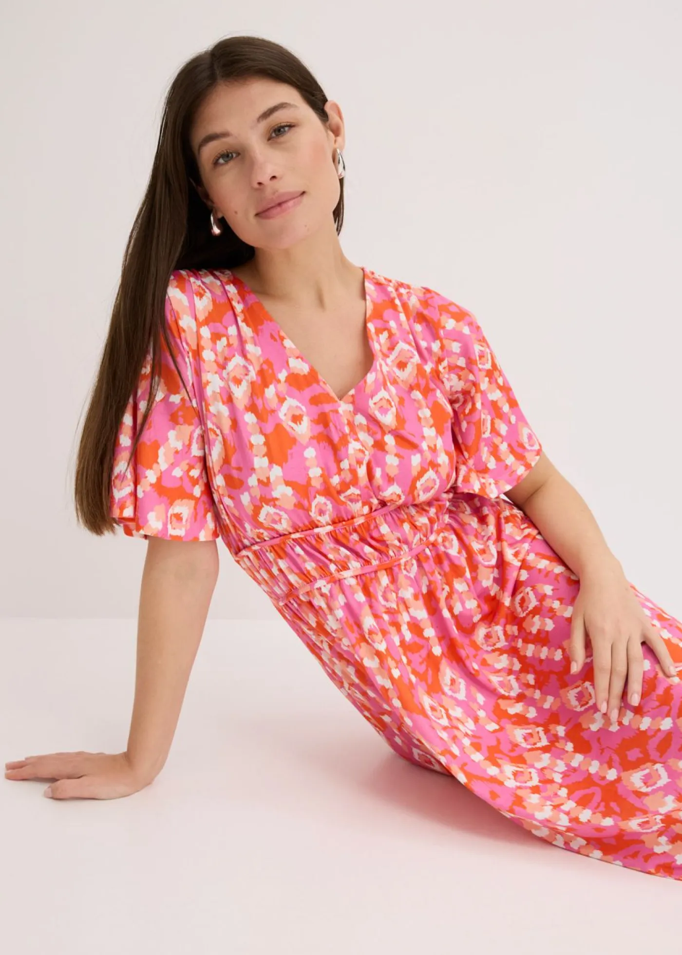 Online Vestido largo estampado Mujer Vestidos