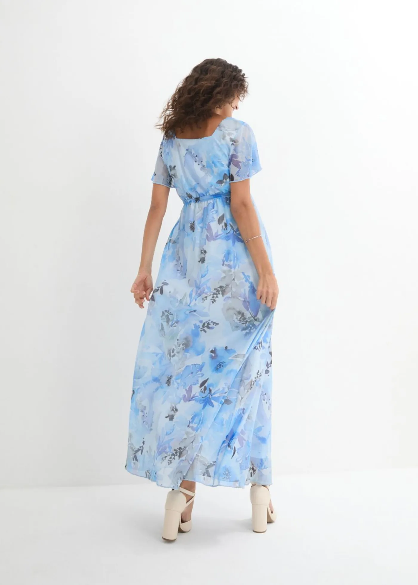 Clearance Vestido largo premamá de malla delicada Mujer Premamá