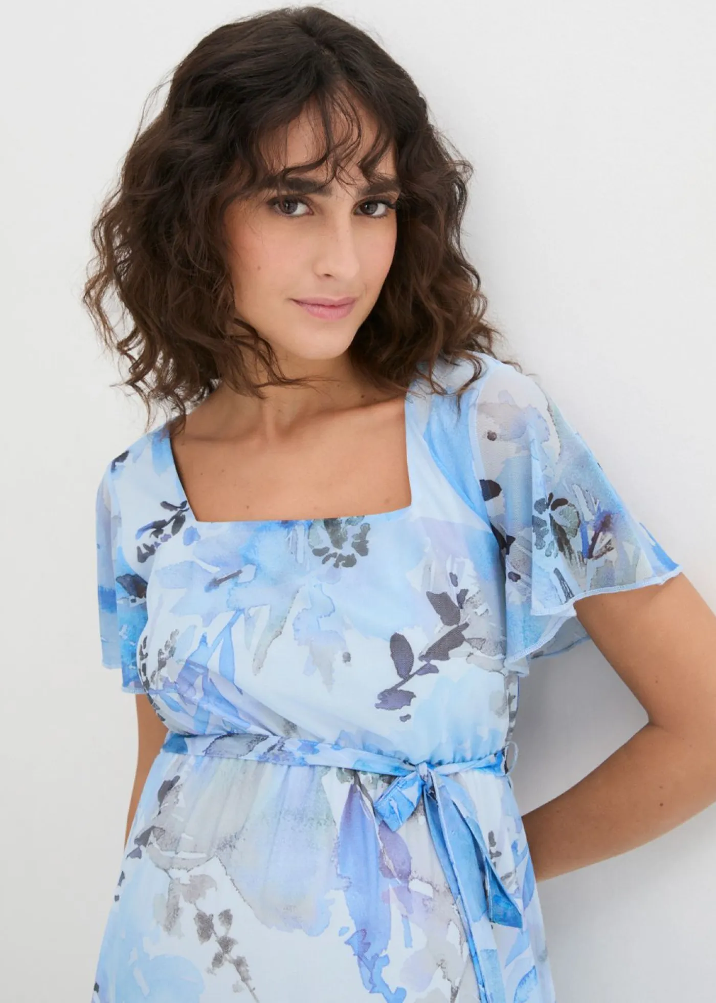 Clearance Vestido largo premamá de malla delicada Mujer Premamá