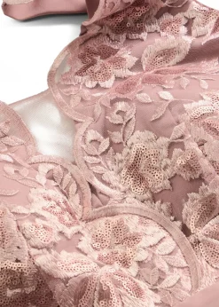 Best Vestido maxi con bordado de lentejuelas Mujer Vestidos|Ropa Elegante