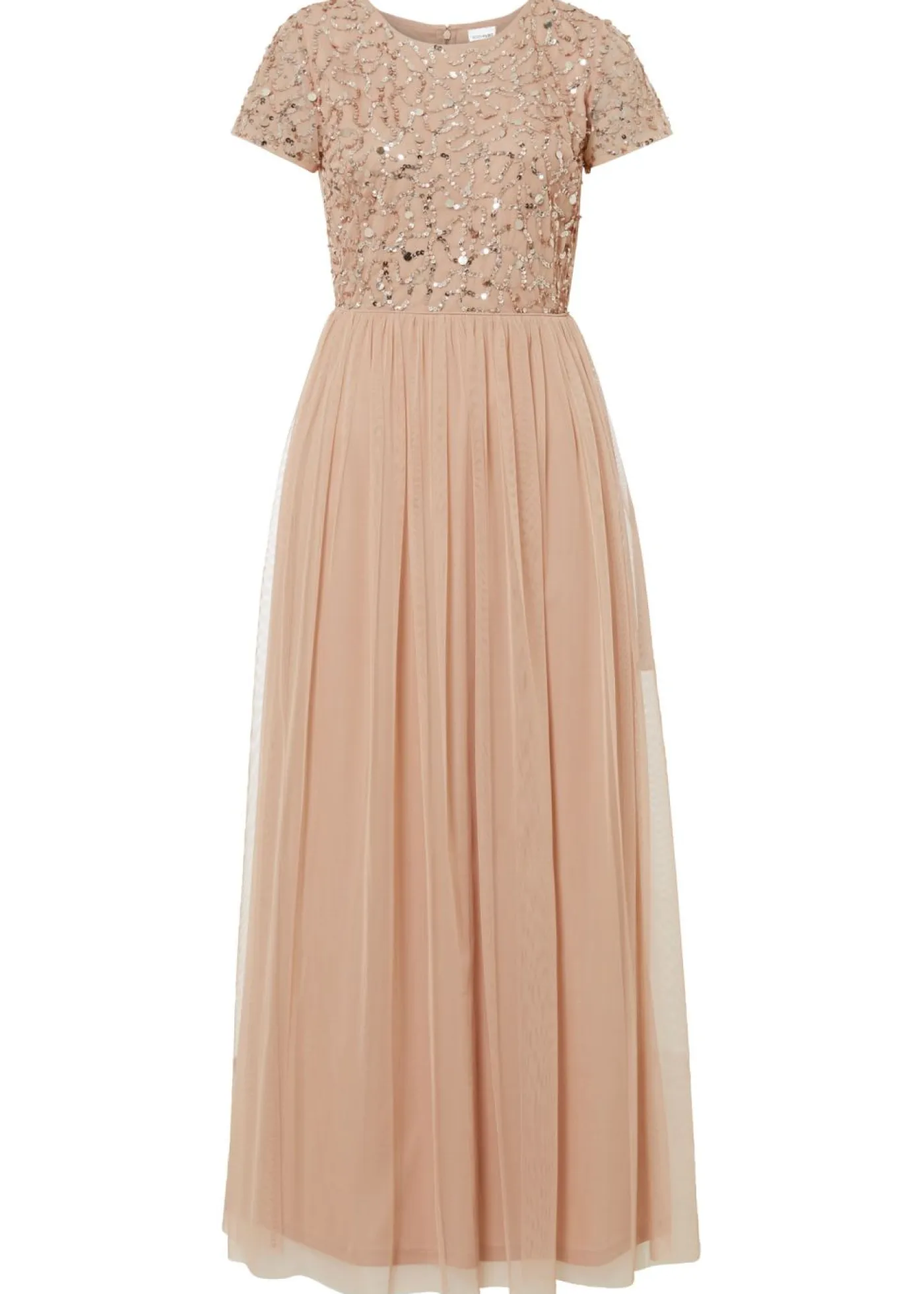 Online Vestido maxi con bordado de lentejuelas Mujer Ropa Elegante|Vestidos