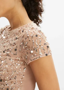 Online Vestido maxi con bordado de lentejuelas Mujer Ropa Elegante|Vestidos
