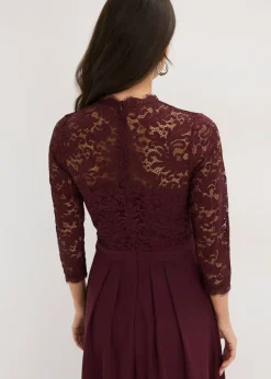 Hot Vestido maxi con encaje Mujer Vestidos|Tallas Pequeñas