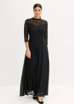 Discount Vestido maxi con encaje Mujer Vestidos|Tallas Pequeñas