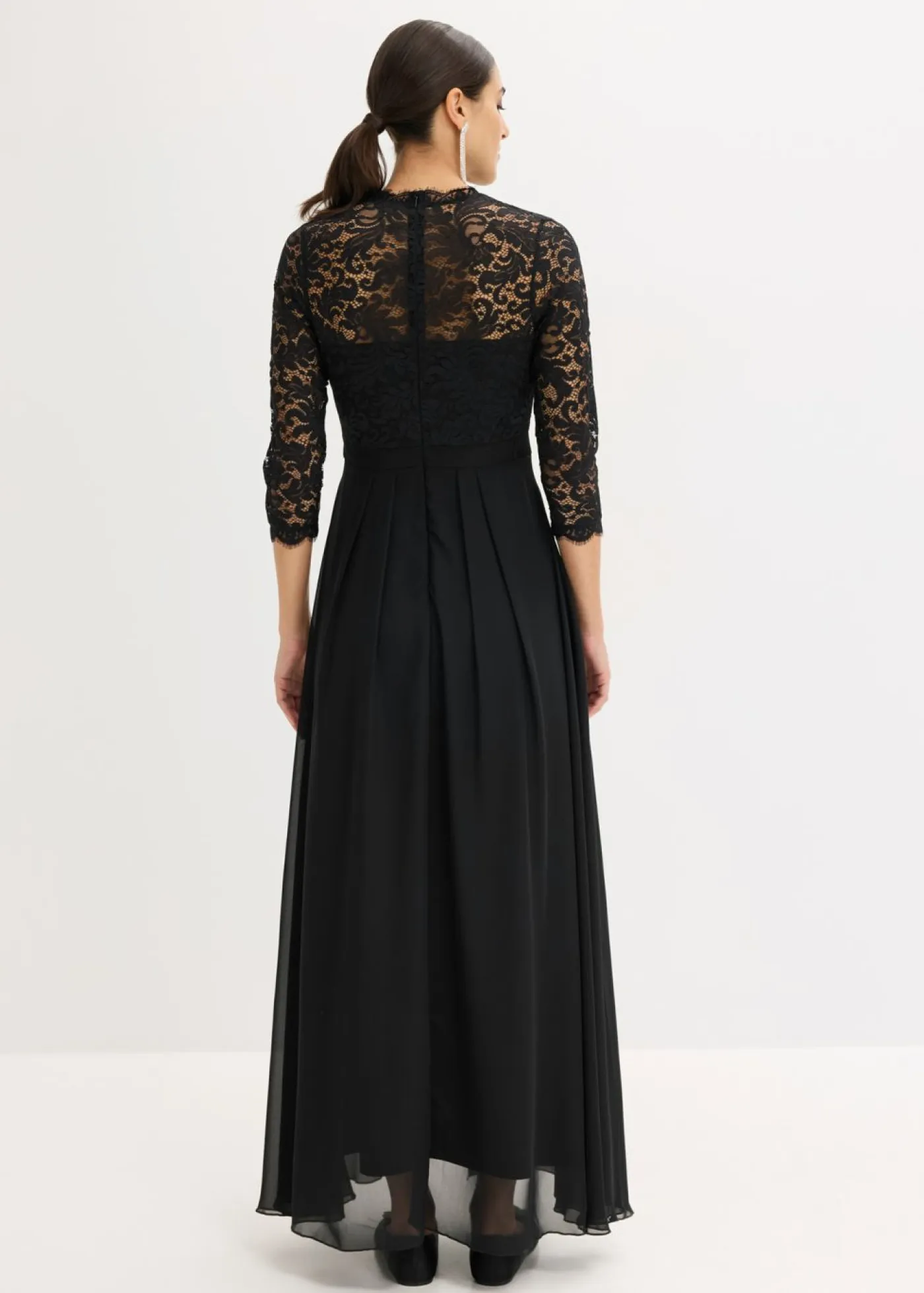 Discount Vestido maxi con encaje Mujer Vestidos|Tallas Pequeñas