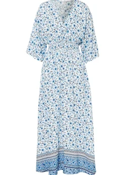 Online Vestido maxi de viscosa pura Mujer Vestidos