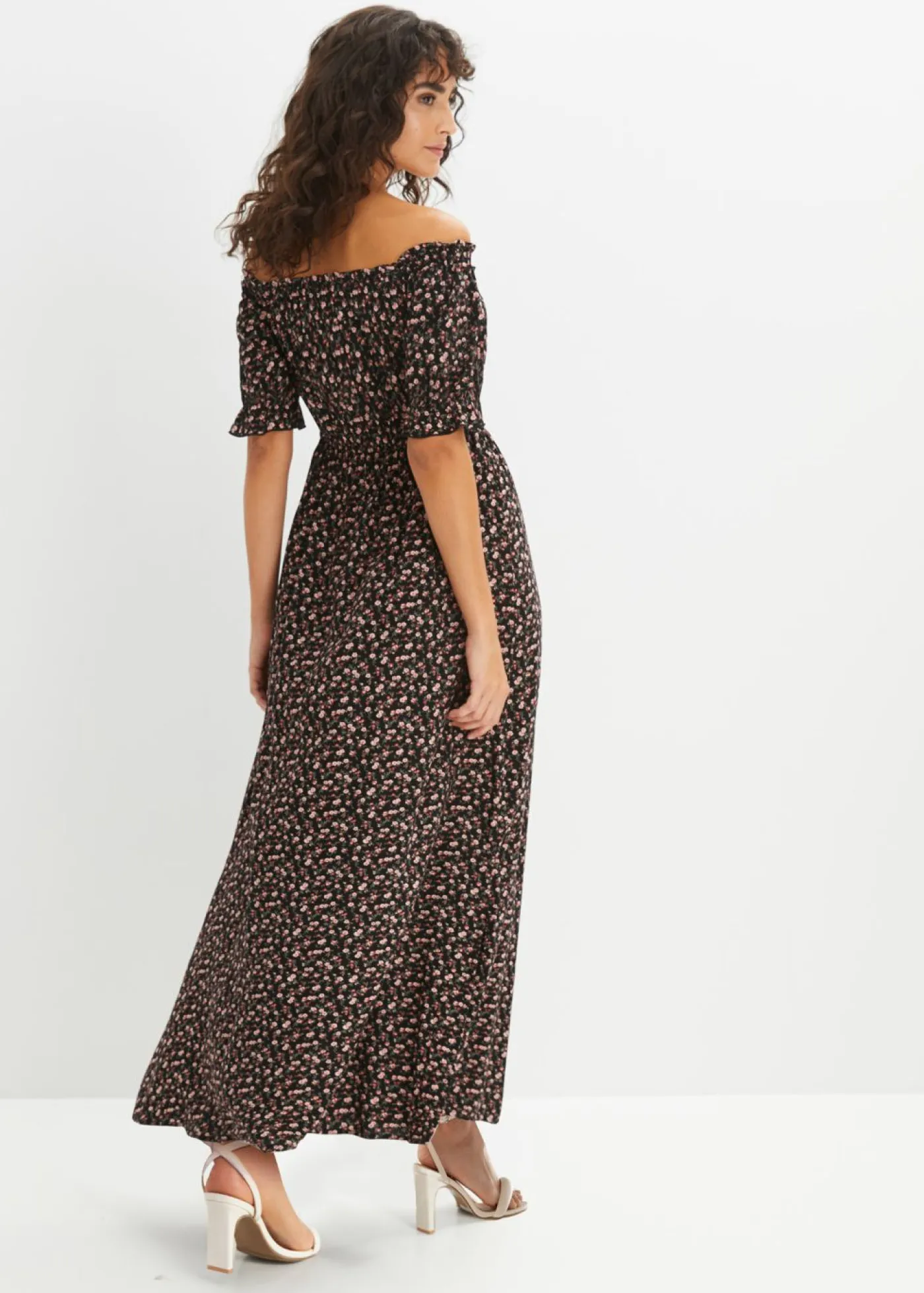 Online Vestido maxi de viscosa pura Mujer Vestidos
