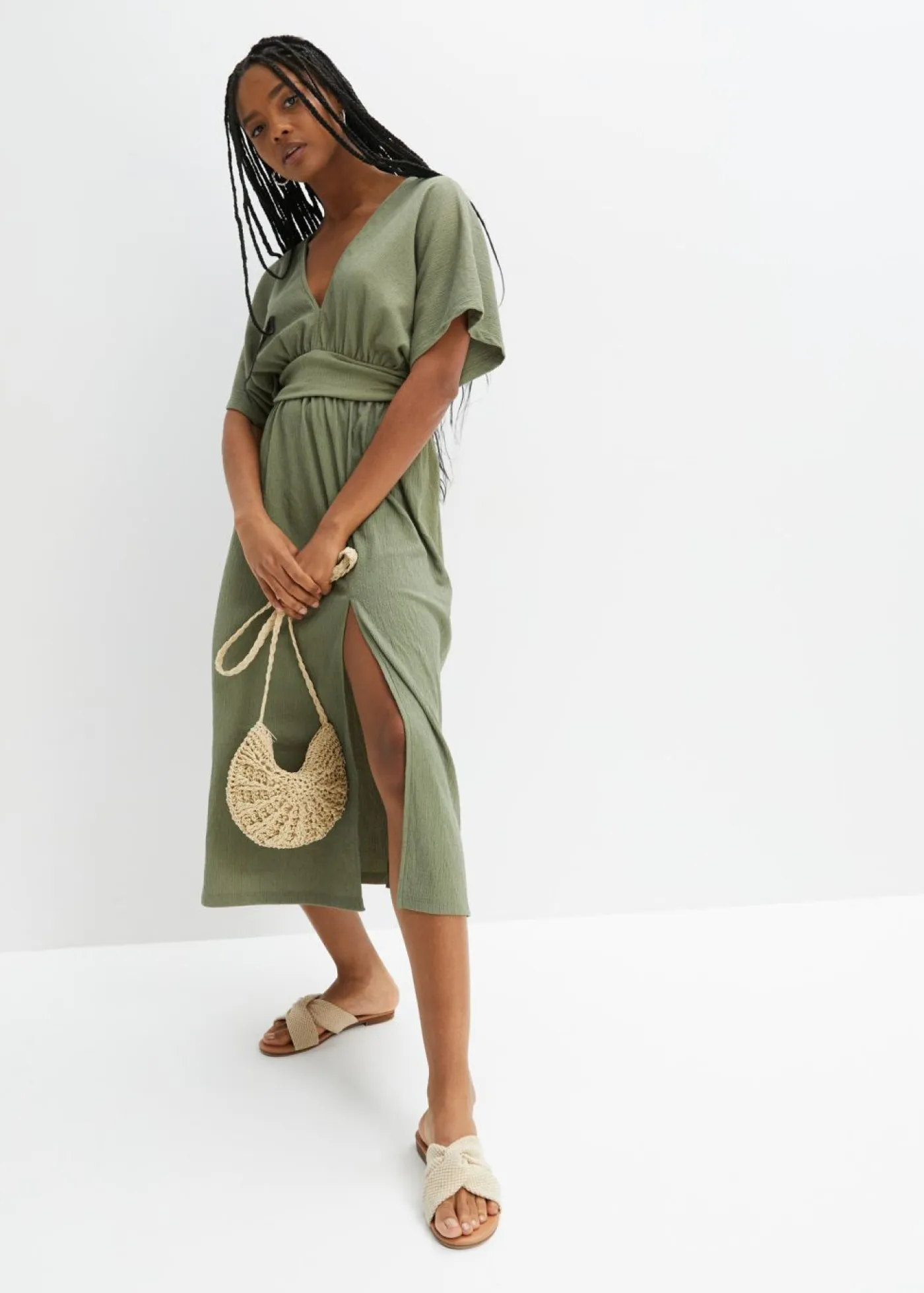 Clearance Vestido midi Mujer Vestidos