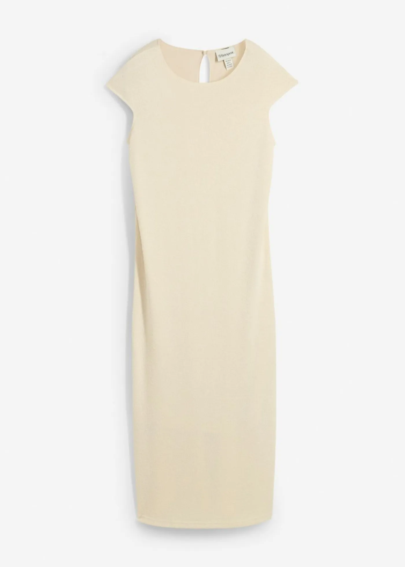 Outlet Vestido midi con aspecto de punto Mujer Vestidos