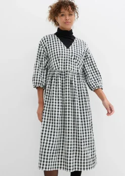 Outlet Vestido midi con corte holgado Mujer Vestidos