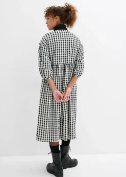 Outlet Vestido midi con corte holgado Mujer Vestidos