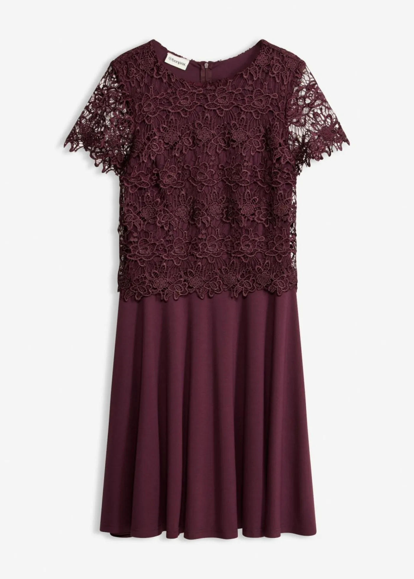 Clearance Vestido midi con encaje Mujer Vestidos|Novedades