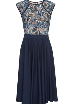 Discount Vestido midi con encaje Mujer Vestidos|Novedades