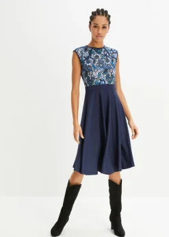 Discount Vestido midi con encaje Mujer Vestidos|Novedades