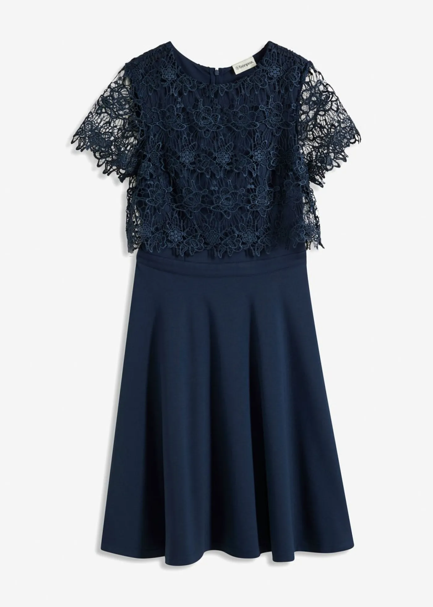 New Vestido midi con encaje Mujer Vestidos|Novedades