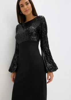 Best Vestido midi con lentejuelas Mujer Vestidos|Ropa Elegante