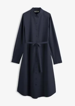 Hot Vestido midi de algodón orgánico puro Mujer Esenciales|Vestidos