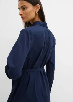 Hot Vestido midi de algodón orgánico puro Mujer Esenciales|Vestidos