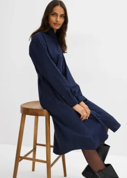 Hot Vestido midi de algodón orgánico puro Mujer Esenciales|Vestidos