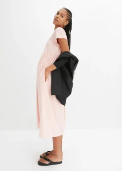 Sale Vestido midi de algodón orgánico puro Mujer Vestidos