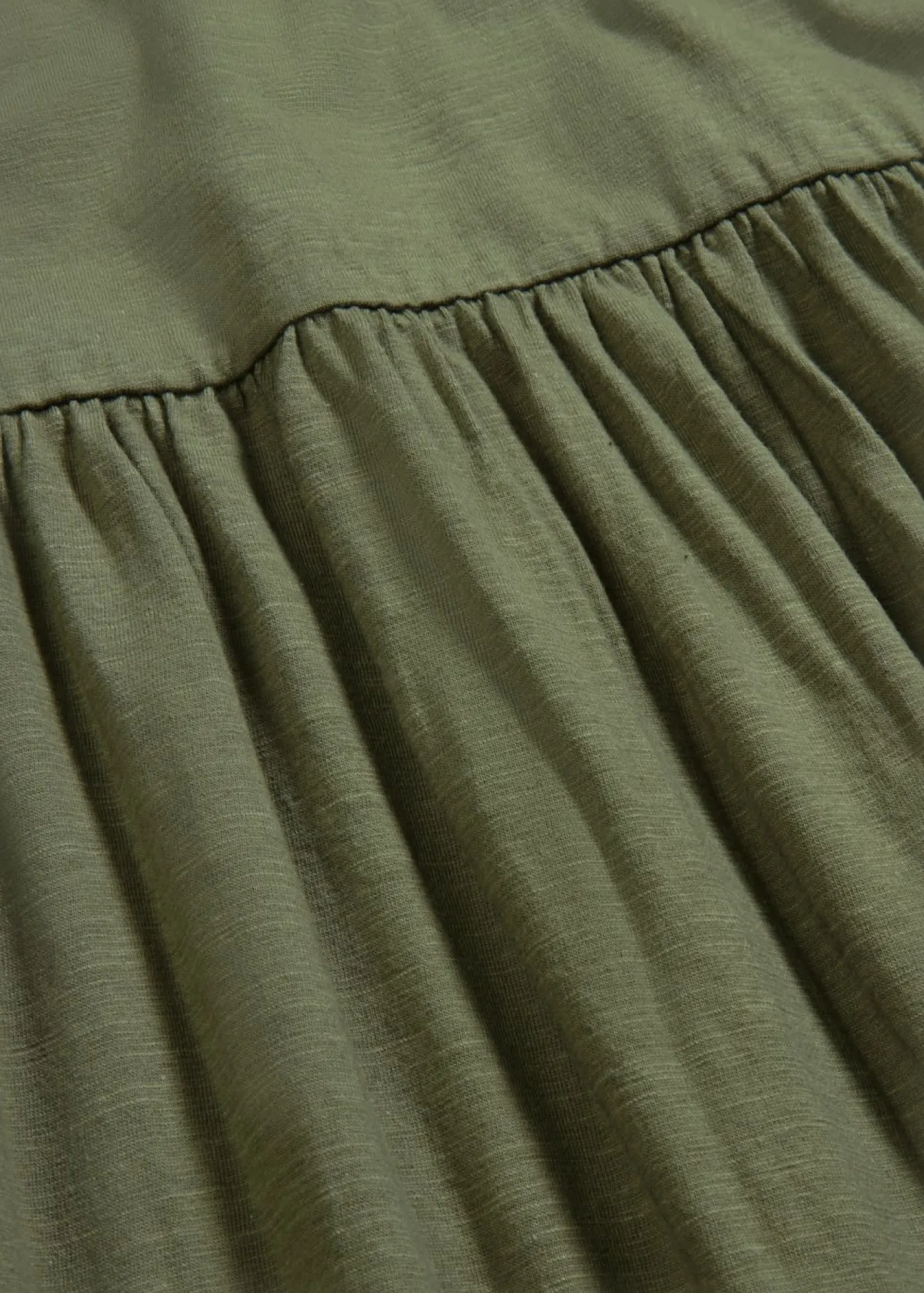 Online Vestido midi de algodón orgánico puro Mujer Vestidos|Tallas Pequeñas