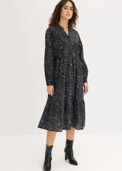 Clearance Vestido midi de algodón puro Mujer Vestidos|Novedades