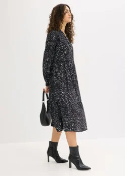 Clearance Vestido midi de algodón puro Mujer Vestidos|Novedades