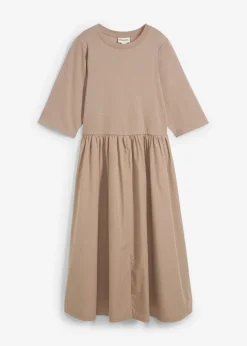 Discount Vestido midi de algodón puro Mujer Esenciales|Vestidos