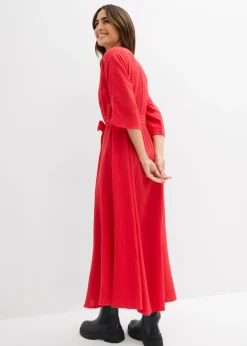 Clearance Vestido midi de algodón suave Mujer Vestidos