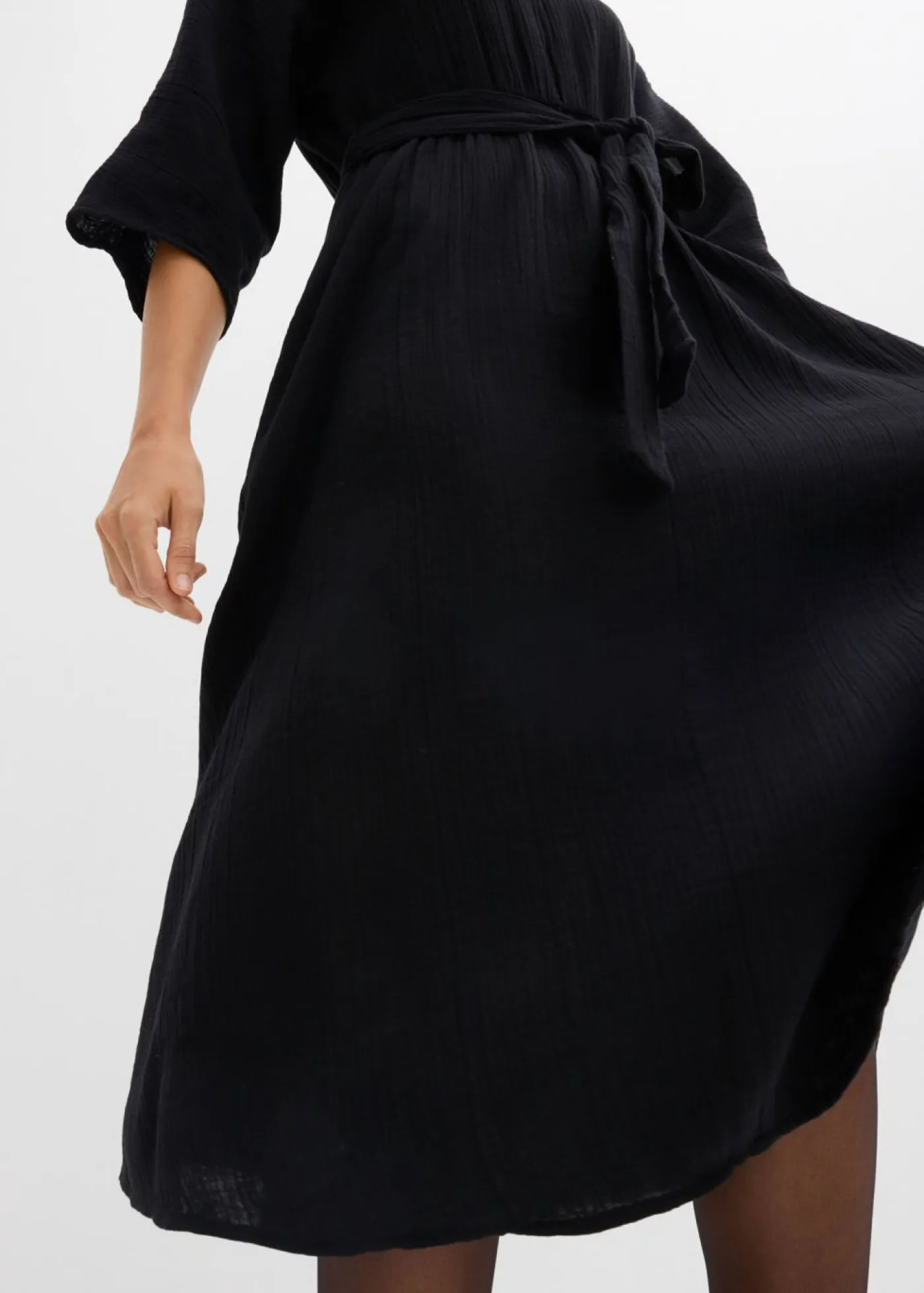 New Vestido midi de algodón suave Mujer Vestidos